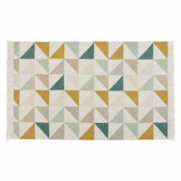 Tapis en coton motifs graphiques multicolores 120x180 Maisons du Monde