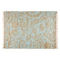 Tapis en jute et coton vert d'eau 140x200cm LUKILA Maisons du Monde