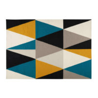 Tapis en laine motifs graphiques 160x230cm ARCHI Maisons du Monde