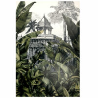 Tapis en vinyle imprimé paysage tropical 100x150 Maisons du Monde