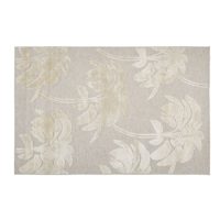 Tapis tissé jacquard beige et écru 140x200 Maisons du Monde