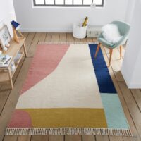 Tapis tissé plat kilim en laine