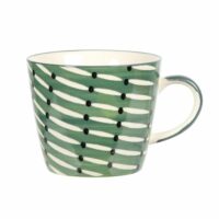 Tasse en faïence verte