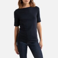 Tee shirt col bateau manches 3/4 Bleu Marine Lauren Ralph Lauren