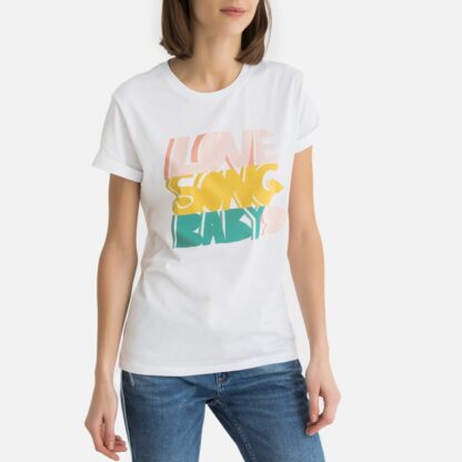 Tee shirt col rond LOVE SONG BABY Multicolore ELISE CHALMIN