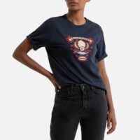 Tee shirt col rond manches courtes Noir SCOTCH AND SODA