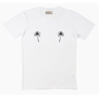 Tee shirt manches courtes PALMTREES EVERYWHERE Blanc TEETS