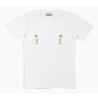 Tee shirt manches courtes SURF IN CALIFORNIA Blanc TEETS