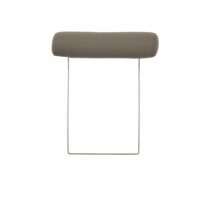 Têtière de canapé en coton taupe Terence Maisons du Monde