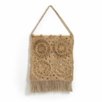 Tissage mural en jute