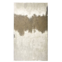 Toile peinte brun grisé et beige 150x250 Maisons du Monde