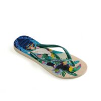 Tongs Slim Tropical Bleu Havaianas