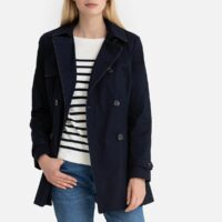 Trench court pur coton Bleu Nuit LA REDOUTE COLLECTIONS