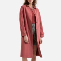 Trench fluide long Rouge Brique;Moka LA REDOUTE COLLECTIONS