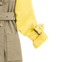 Trench long Kaki/Jaune VICTORIA/TOMAS x LA REDOUTE