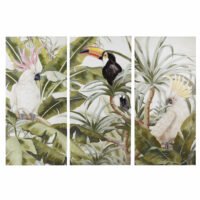 Triptyque en toile imprimé tropical 270x190 Maisons du Monde