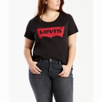 Tshirt logo LEVIS PLUS THE PERFECT TEE Noir Levi's