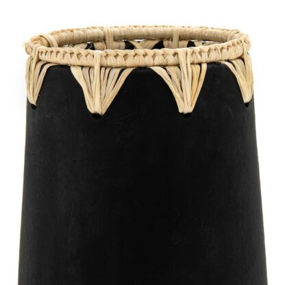 Vase décoratif en céramique et sisal Kuro Blanc - Noir - Terracotta LA REDOUTE INTERIEURS