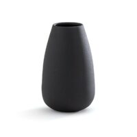 Vase en métal texturé Anaïa Noir LA REDOUTE INTERIEURS