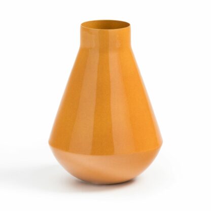 Vase métal esprit Seventies H18