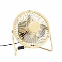 Ventilateur USB en métal jaune Maisons du Monde