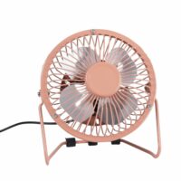 Ventilateur USB en métal rose Maisons du Monde