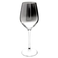 Verre à vin en verre effet chromé HARMONIE Maisons du Monde