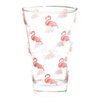 Verre haut en verre HAPPY FLAMINGO Maisons du Monde