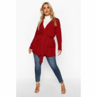 Veste Blazer Blazer court   col v manches longues Noir;Fruits Rouges;Kaki BOOHOO