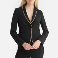 Veste à galon bijou Noir LIU JO