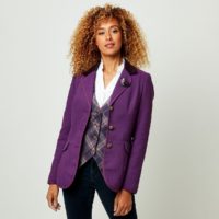 Veste blazer cintrée boutonnée