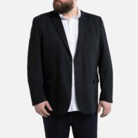 Veste blazer droite Marine - Gris - Noir LA REDOUTE COLLECTIONS PLUS