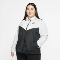 Veste coupe-vent à capuche Noir/Blanc Nike