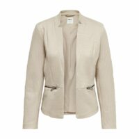 Veste courte sans fermeture Beige;Noir Only