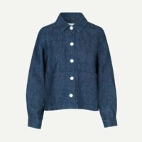 Veste en jean BERNA JACKET Bleu SAMSOE AND SAMSOE