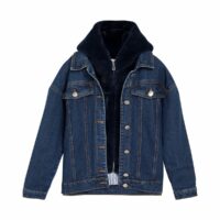 Veste en jean à capuche intégrée DEAN Bleu Suncoo