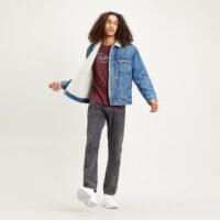 Veste en jean doublée sherpa Type 3 Fable Levi's