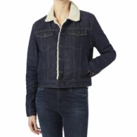 Veste en jean intérieur imitation mouton Denim Brut Pepe Jeans