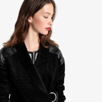 Veste kimono velours Noir LA REDOUTE COLLECTIONS