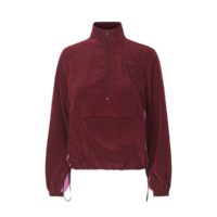 Veste luisante zippée à enfiler Bordeaux SAMSOE AND SAMSOE