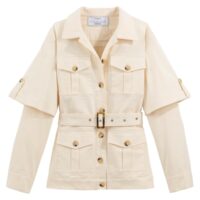 Veste saharienne coupe cintrée Beige VICTORIA/TOMAS x LA REDOUTE