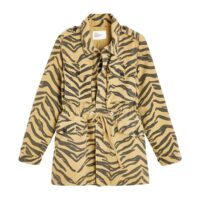 Veste saharienne imprimée VOLVOX Tigre LEON & HARPER