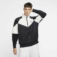 Veste zippée col montant polyknit Noir/Blanc Nike