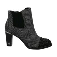 bottines      boots synthetique Noir ou Gris mustang