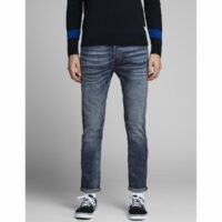 jean slim stretch JJITIM JJORIGINAL JOS 107 Bleu Moyen jack & jones