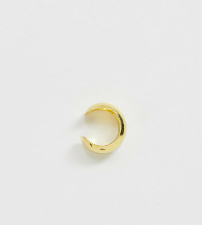 ASOS DESIGN - Bijou d'oreille minimaliste en argent massif plaqué or-Doré Asos