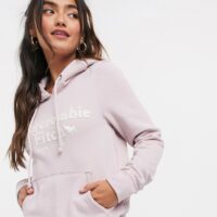 Abercrombie & Fitch - Hoodie à logo classique - Rose Asos