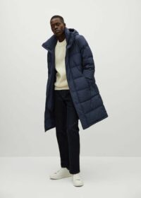 Anorak imperméable plume recyclée Nouvelle collection MANGO MAN