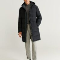 Anorak long duvet imperméable Nouvelle collection MANGO MAN