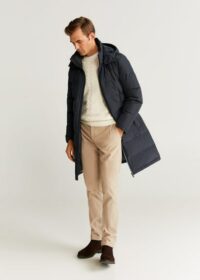 Anorak long duvet imperméable Nouvelle collection MANGO MAN